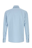 Gucci Pastel Light Blue Tech Panama Shirt