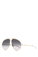 Gucci Gold Metal Sunglasses
