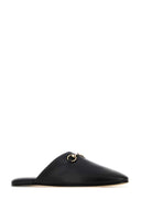 Gucci svarte nappa skinntøfler