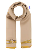 Gucci Beige Twill Foulard