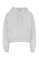Gucci White Cotton Oversize Sweatshirt