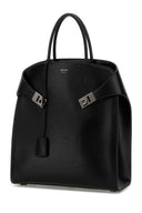 Salvatore Ferragamo Hug Einkaufstasche aus schwarzem Leder