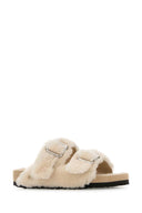 Birkenstock 1774 X Becomes Berlin Ivory Shearling Arizona 1774 Slippers