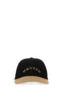 Alexander Mcqueen baseballcaps i tofarget bomull