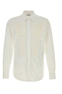 Alexander Mcqueen hvit poplinskjorte