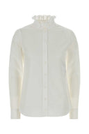 Alexander Mcqueen White Poplin Shirt