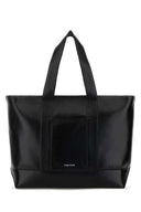 Alexander Mcqueen 블랙 가죽 쇼핑백