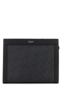 Salvatore Ferragamo bedruckte Canvas-Clutch