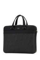 Salvatore Ferragamo Printed Canvas Briefcase