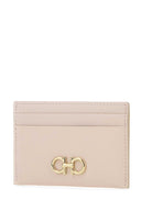 Salvatore Ferragamo Light Pink Leather Card Holder