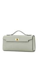 Anya Hindmarch Pastel Light Blue Leather Mortimer Handbag