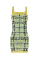Balmain Embroidered Tweed Dress