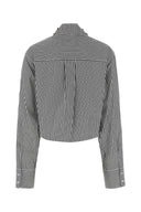Sportmax Embroidered Poplin Quagga Shirt