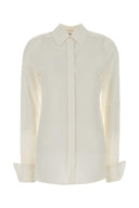 Sportmax White Silk Elisir Shirt.