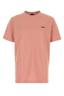 Boss Dark Pink Stretch Cotton T Shirt
