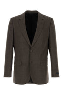 Boss Dark Brown Wool Blend Blazer