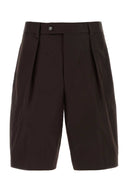 Boss Black Cotton Bermuda Shorts