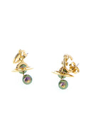 Vivienne Westwood Gold Metal Aleksa Earrings