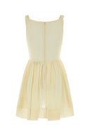 Vivienne Westwood Pastel Yellow Cotton Sunday Mini Dress