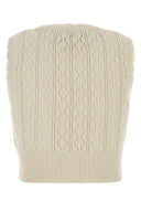 Vivienne Westwood Ivory Crochet Ella Top