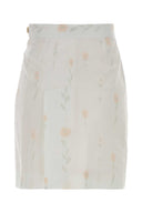 Vivienne Westwood Floral Cotton Blend Crotch Mini Skirt