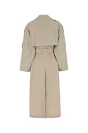 Mm The Cube Sand Cotton Blend Delfino Trench Coat