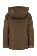 Mm The Cube Brown Polyester Giorno Padded Jacket