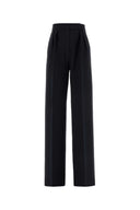 Max Mara 블랙 울 블렌드 세콜로 팬츠