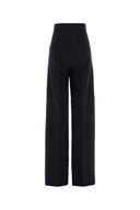 Max Mara 블랙 울 블렌드 세콜로 팬츠