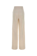 Max Mara Ivory Wool Attinia Pant