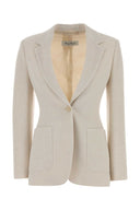 Max Mara Sand Jersey Utilita Blazer