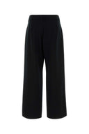 S Maxmara ブラック ストレッチ ウール フェスタ パンツ