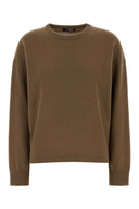 S Maxmara Brown Wool Blend Nebbie Sweater