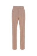 Max Mara Pink Stretch Wool Ossido Pant