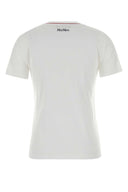 Mm Studio White Cotton Pugnale T Shirt