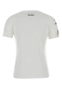 Mm Studio White Cotton Pugnale T Shirt
