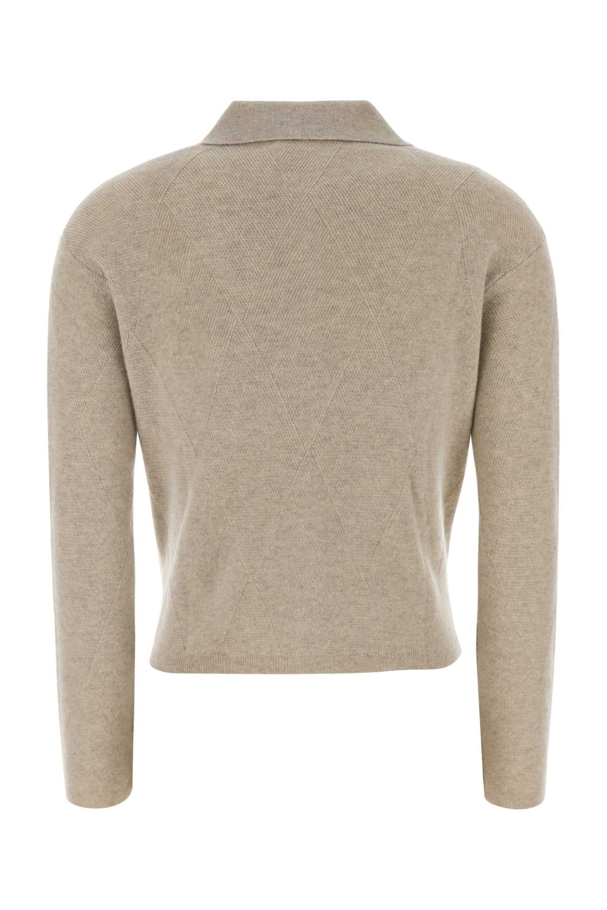 Max Mara Sand Cashmere Cardigan
