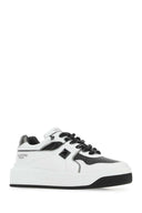 Valentino Garavani Two Tone Nappa Leather One Stud Sneakers