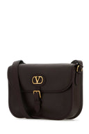 Valentino Garavani Chocolate Leather Antibes Crossbody Bag