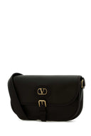 Valentino Garavani Black Leather Antibes Crossbody Bag