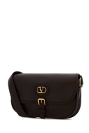 Valentino Garavani Brown Leather Antibes Crossbody Bag