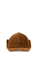 Valentino Garavani Caramel Suede Baseball Cap