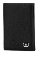 Valentino Garavani Black Leather Card Holder
