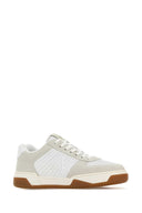 Valentino Garavani Two Tone Leather And Suede Sneakers