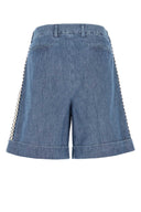 Valentino Garavani Denim Bermuda Shorts