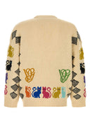 Valentino Garavani Cream Wool Cardigan