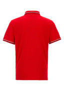 Valentino Garavani Red Cotton Polo Shirt