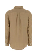 Camisa de lino beige de Polo Ralph Lauren