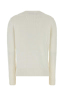 Polo Ralph Lauren White Linen Blend Sweater