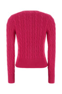 Polo Ralph Lauren Fuchsia Cotton Cardigan